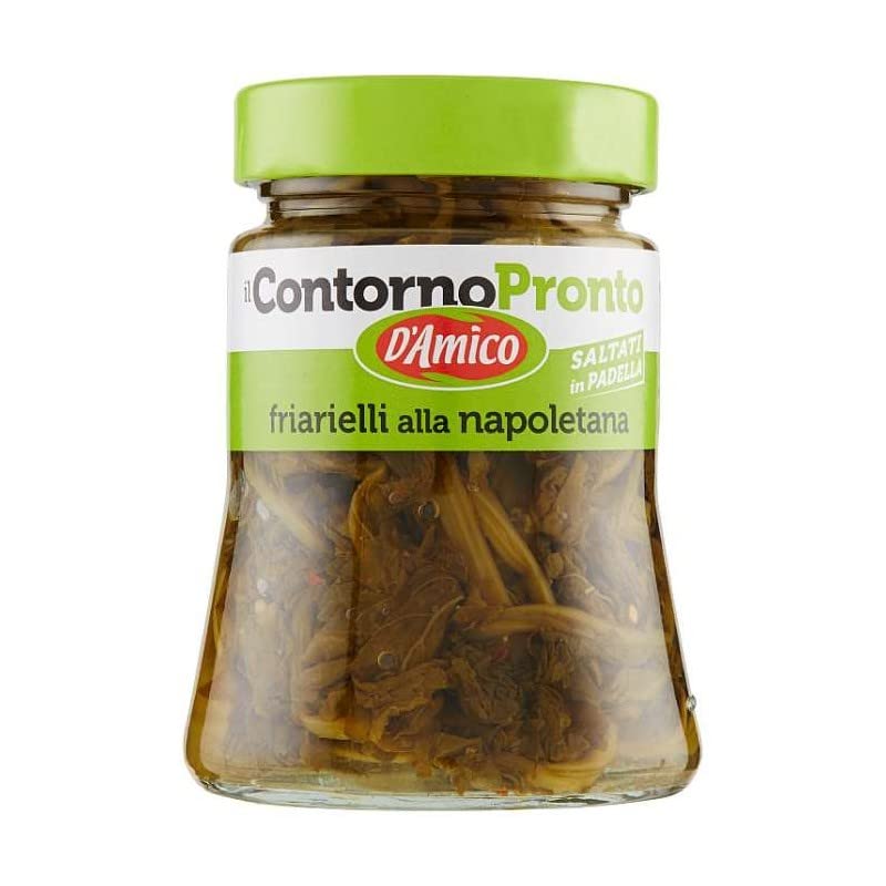 6x D'Amico Il Contorno Pronto Friarielli Alla Napoletana Neapolitanischer Brokkoli 290g