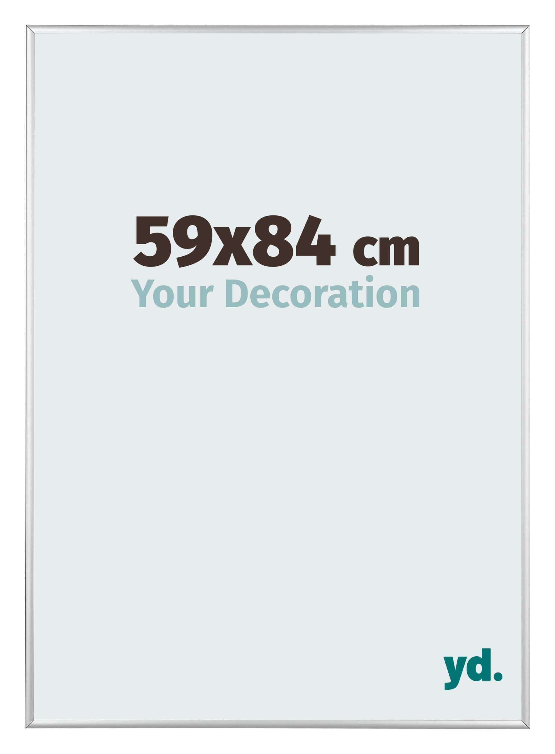 Your Decoration - Puzzle frame 59x84 - Silver High Gloss - Puzzle frame 1500-2000 Pieces - Aluminium Photoframe - Kent