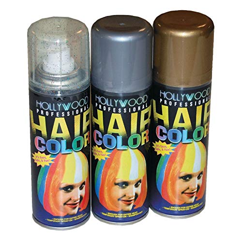 Fun World Women's Glitter Hairspray miniatura 1