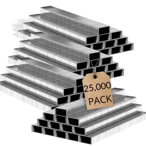 1intheoffice standard staples, staples for stapler, replacement staples refill, 1/4" leg length, 25000 staples/box 1intheoffice standard staples, staples for stapler, replacement staples refill, 1/4" leg length, 25000 staples/box