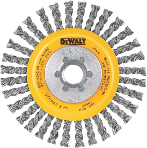 Image of DeWalt Accessories DW4925 4x5 /8-11.020 Wire Wheel (Pack of 5)