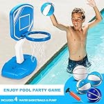 Pool-Basketball-Hoop-Poolside-Basketball-Hoop-for-Swimming-Pool-Includes-4-Balls-Adjustable-Height-Basketball-Hoop-for-Indoor-Outdoor-Pool-Toys-Game-for-Kids-and-Adults