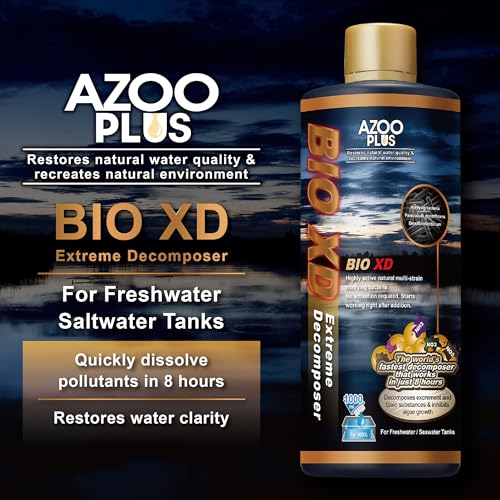 Image of AZOOPLUS BIO XD Extreme Decomposer Nitrifying Bacteria for Freshwater and Saltwater Fish Tank 4.05 Ounces