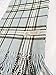 NY GOLDEN FASHION Unisex Cashmere-Feel Winter Scarf, Tartan Plaid Pattern, 72 x 12 inches (Light Blue Plaid)