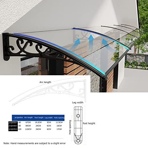 Abri de porte R insonorisée en polycarbonate Wate - 3