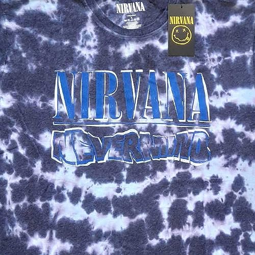 Nirvana Kids T Shirt Nevermind Wavy Band Logo New Official Purple2