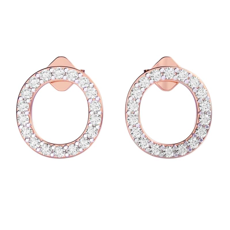 Clous d'oreilles ovales argent et or, le cadeau idéal pour elle