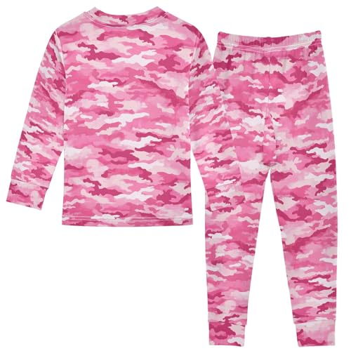 ALAZA Hipster Camouflage Camo Painting Pajamas Long Sleeve Sleepwear 2-Piece Pajama Set2