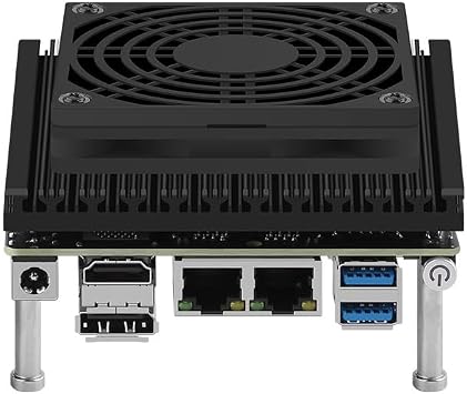Development Version Firewall Appliance Mini PC,DIY N100 Fanless Mini Computer Router with 2xInteli226,DDR5 M.2 NVMe, M.2 WiFi slot ,USB3.210Gbps,SFF-86548i,4K 2HD OPNsense AES-NI,NO RAM NO SSD