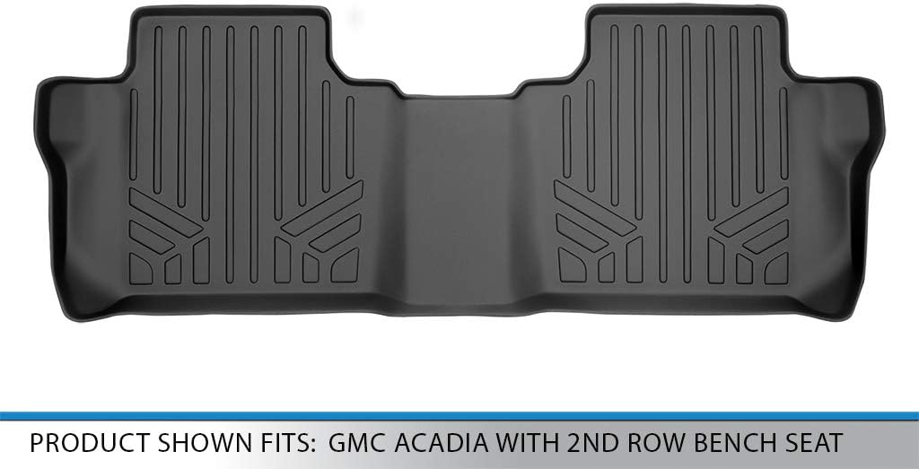 SMARTLINER Custom Fit Floor Mats 2nd Row Liner for 2020-2025 Cadillac XT6