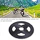 VGEBY Stahl Kettenrad, T8F 74T Zahn 35MM Motorrad Kettenrad Langlebiges Motorrad Ersatzzubehör