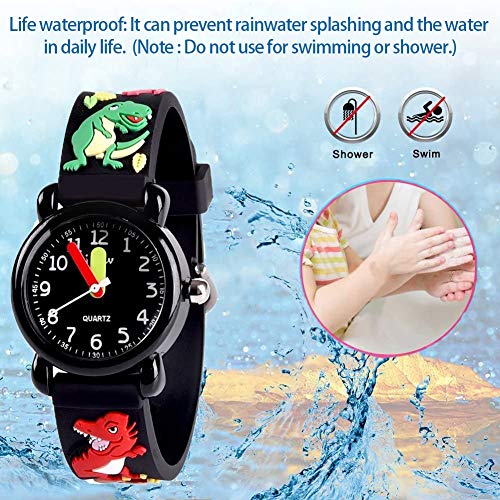 ATIMO 3D Cartoon Waterproof Watch for Boys Girls Age 3-8, Gifts for Kids4