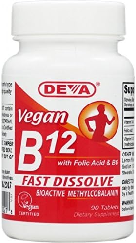 Deva Vegan Vitamins Sublingual B-12, 90 Tablets by Deva Vegan Vitamins