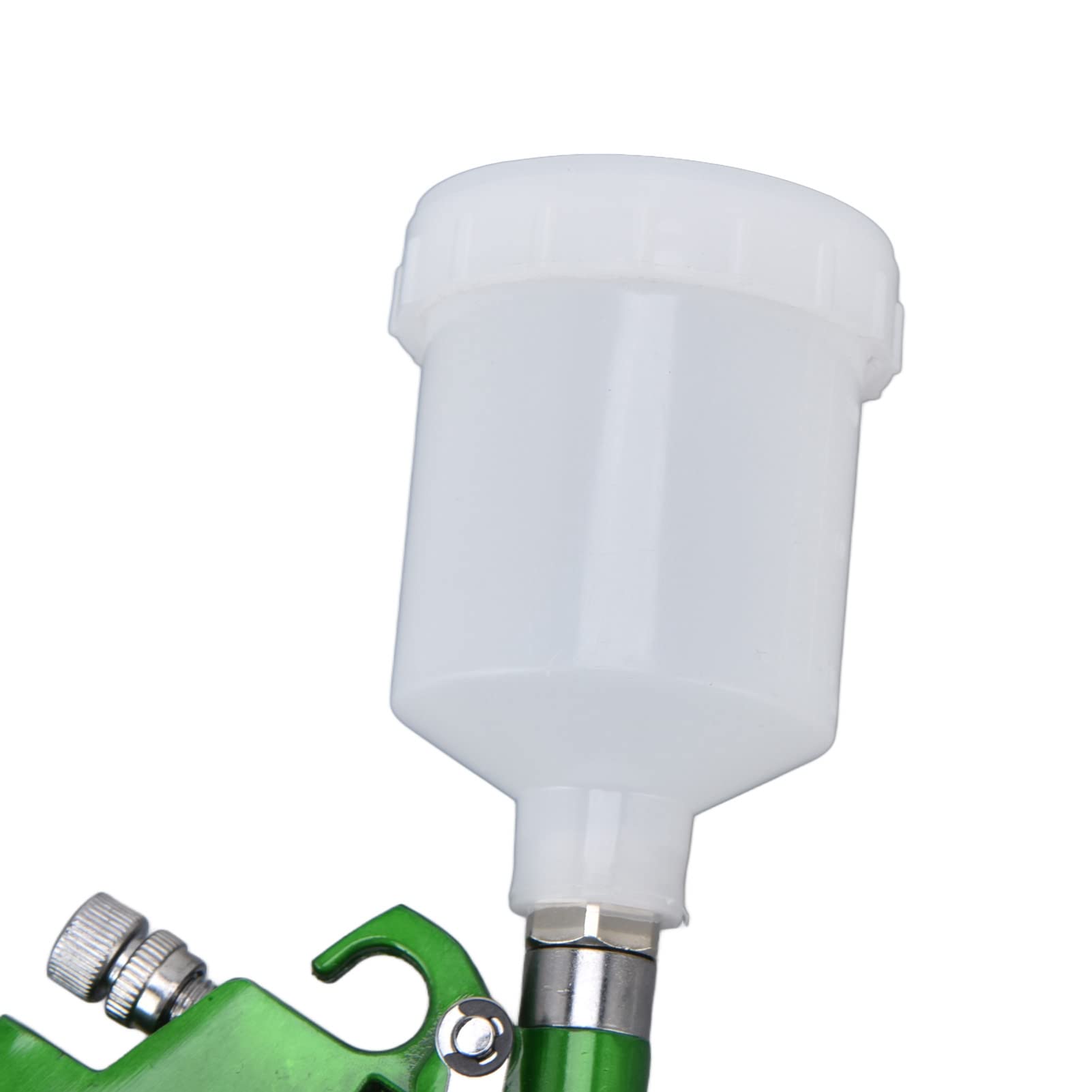 Mini Pistola a Spruzzo Portatile 100 ml Calibro 10 mm in Alluminio Rame Acciaio Inossidabile Alta Atomizzazione per Vernice Ritocchi Fai da Te