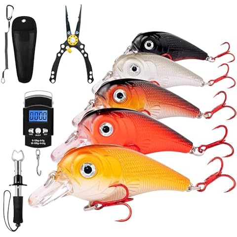 XBLACK Fishing Tool KIT & Fishing Lures Set Cover
