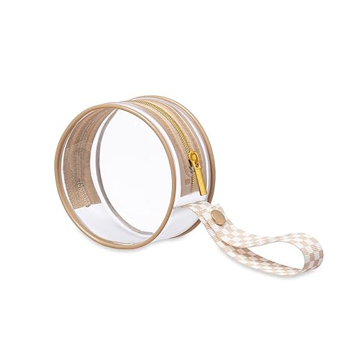 Itzy Ritzy Funda transparente para chupete con asa, la cápsula para chupete se fija fácilmente a la bolsa de pañales o bolsa capacidad para 2