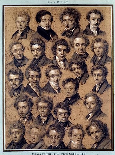Affiches sur toile portrait studio Antoine Jean Gros pour décoration murale salon et bureau