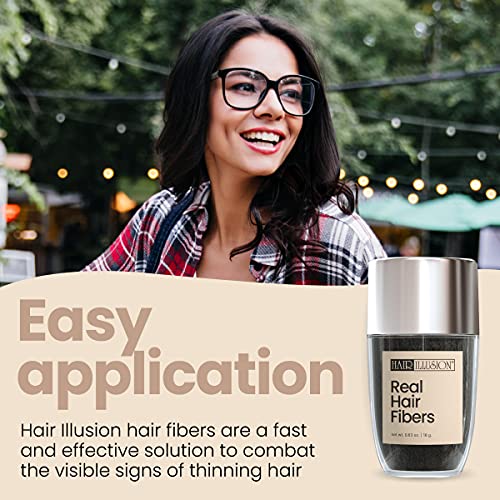 Hair Illusion 713807586591 Black Real Hair Fibers thumb #4