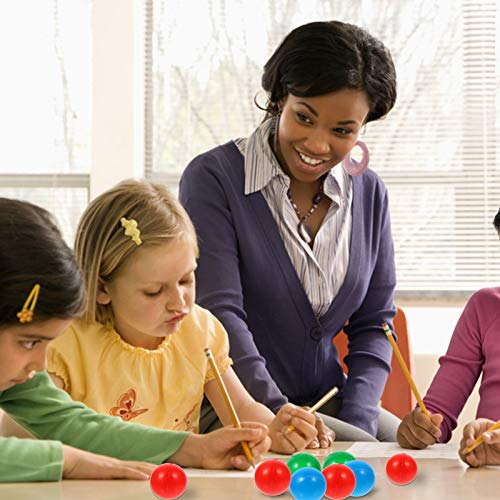 STOBOK 30 Peças Bolas de Aprendizagem de Matemática 20Mm Crianças Contando Bolas de Plástico Colorid
