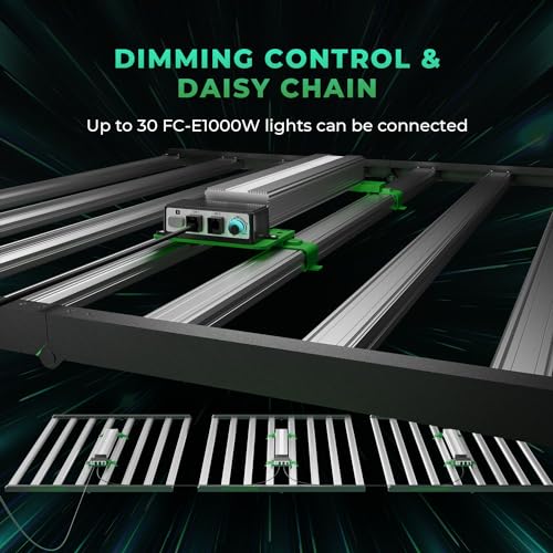 Mars Hydro SMART GROW LIGHT-FC-E-1000W 2024 Fc-E1000W Foldable Bar Style Led Grow Lights For Indoor Plants Diode Full Spectrum Growing Lamp 1000Watt 5X5Ft Dimmable Daisy Chain Commercial Achieve 2.8Umol/J 3G/W thumb #4