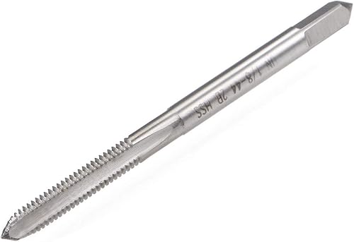 Vista 27 de uxcell Macho de la máquina 11/64-40 UN Rosca 2B Tornillo de acero de alta velocidad roscado herramienta de roscado