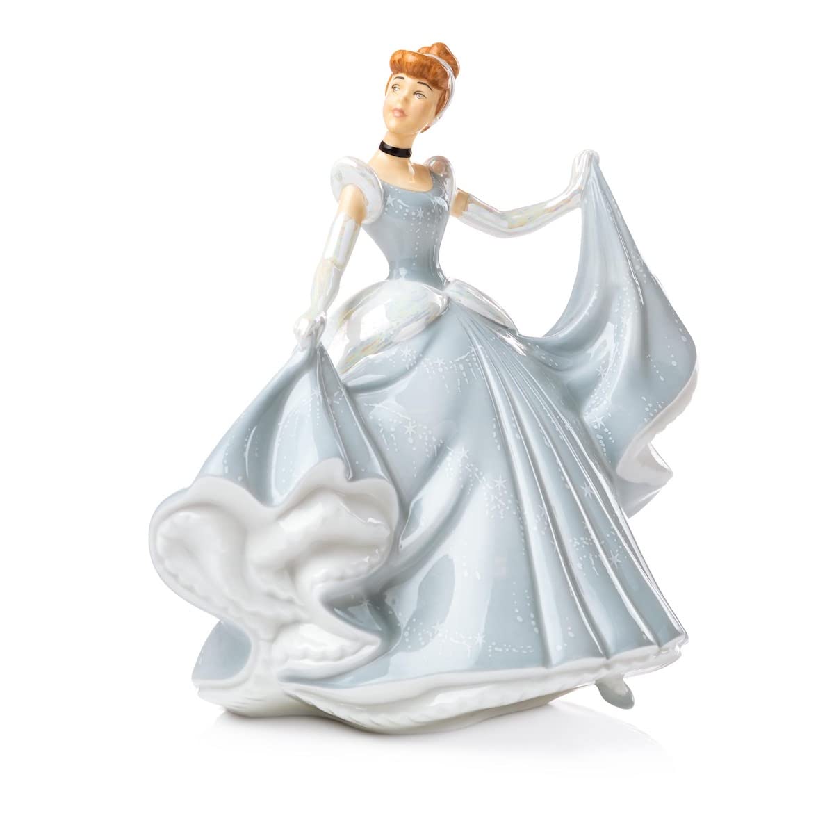 The English Ladies Co Women's White English Disney Princess Cinderella Wonderful Dream Come True Figurine