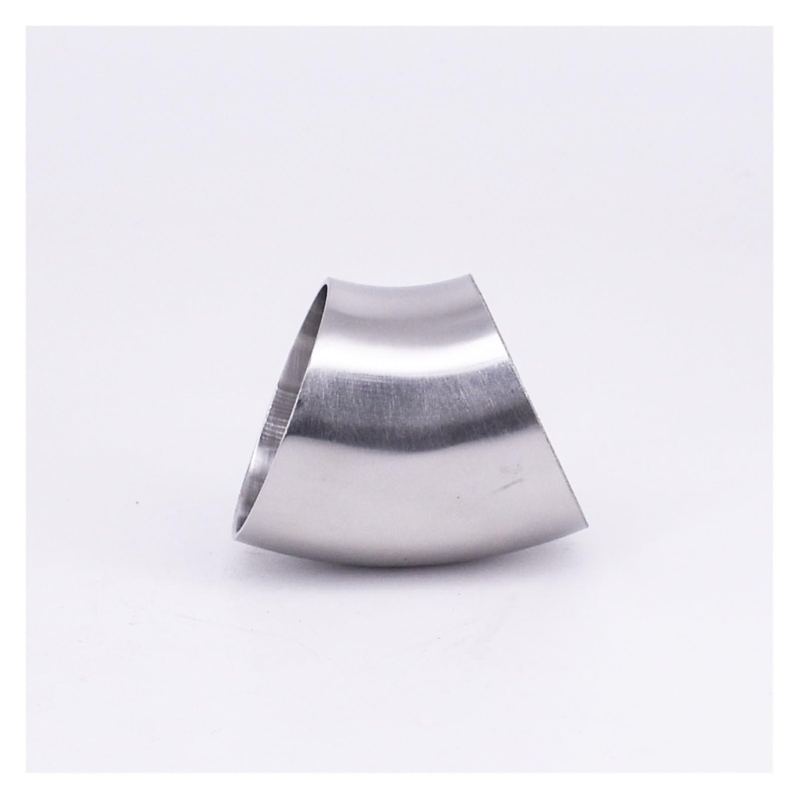 Raccordo Sanitario A Gomito In Acciaio Inossidabile 304 19mm 25mm 32mm 38mm 45mm 51mm 57mm 63mm Diametro Esterno Del Tubo Ghiera + Tri Clamp + Guarnizione In Silicone(Size:63mm X Ferrule 77.5