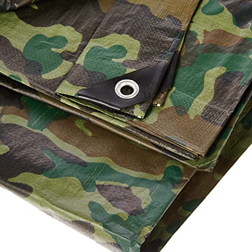 Stansport T-1012-C Reinforced Multi-Purpose Tarp, Woodland Camo - 10 X 12-Feet #TOP3