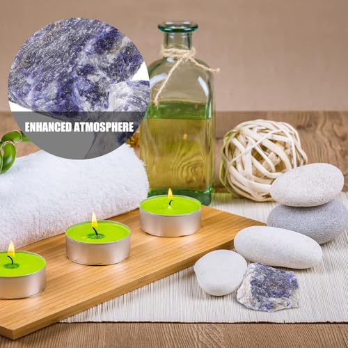 Diffuseur d'aromathérapie au bureau et maison avec pierres de diffusion bleues 100g - 4
