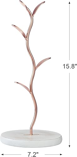 Miniatura 6 de Soporte para taza de café, encimera de taza, árbol de taza en forma de hoja para mostrador, soporte para taza de té de café para encimera, accesorio