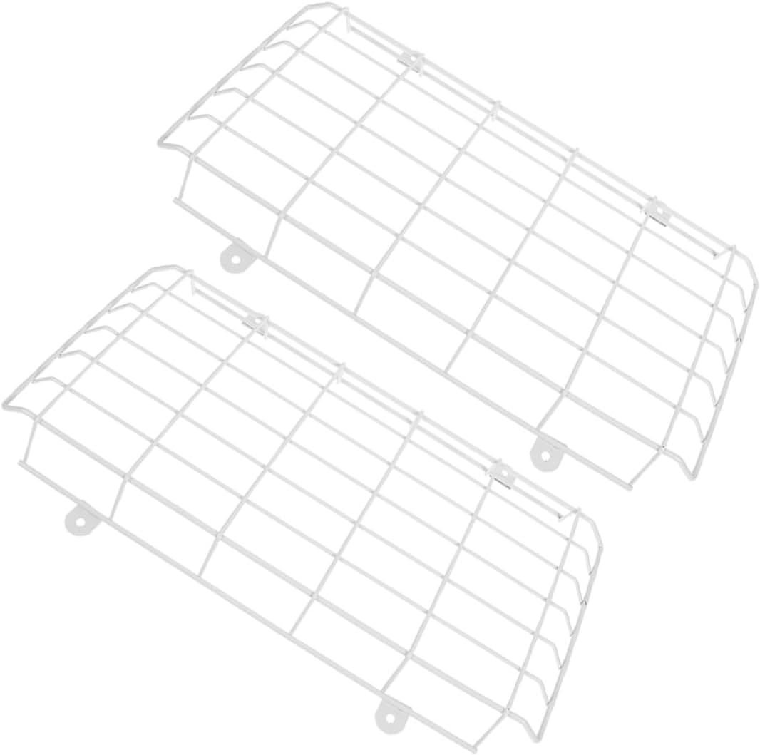 2Pcs Emergency Light Protective Guard Cover for Exit Sign Suitable for Public Spaces Like Cinemas and Malls Design and Protection