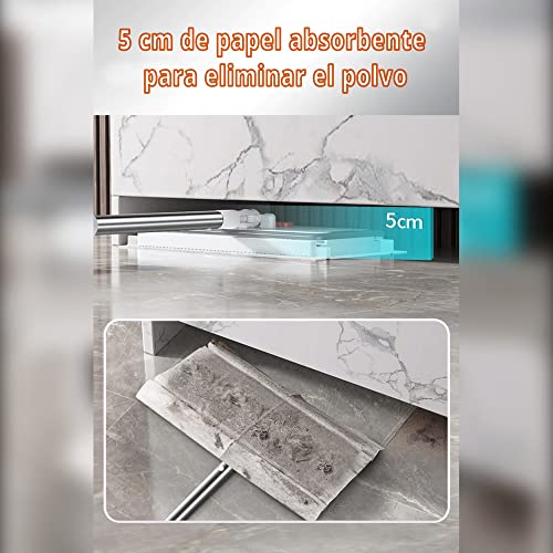 Fregona giratoria 2-en-1 para limpieza de suelos