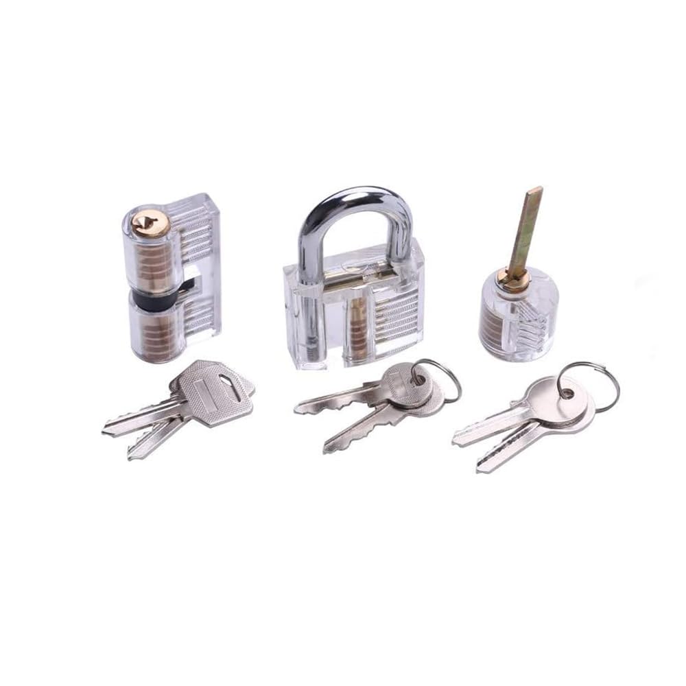 Loboo Idea Set di serrature stile carta di credito, fabbro tascabile Kit di struenti per carte