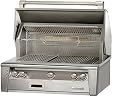 Alfresco ALXE-42SZ-NG 42" Natural Gas Built-In Sear Zone Grill up to 108000 BTUH with Sear Zone Rotisserie and Built-In Motor in Stainless