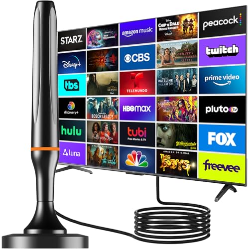Antenne TV d'extérieur longue portée pour résoudre les écrans noirs de Smart TV