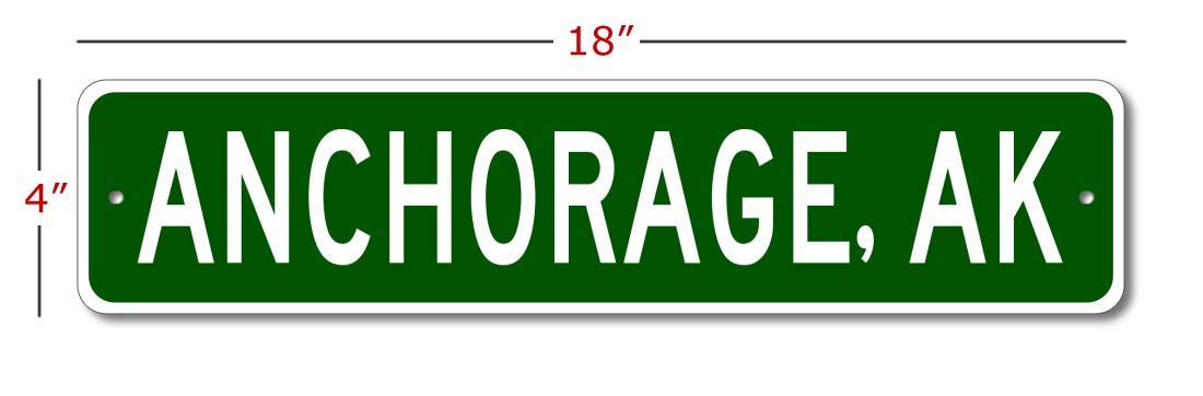 Anchorage Signage Anchorage Alaska Street Signs 11 Way Sign In Downtown Westfield Tells