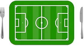 Jogo americano 30x40cm - Campo de Futebol - 1 pç