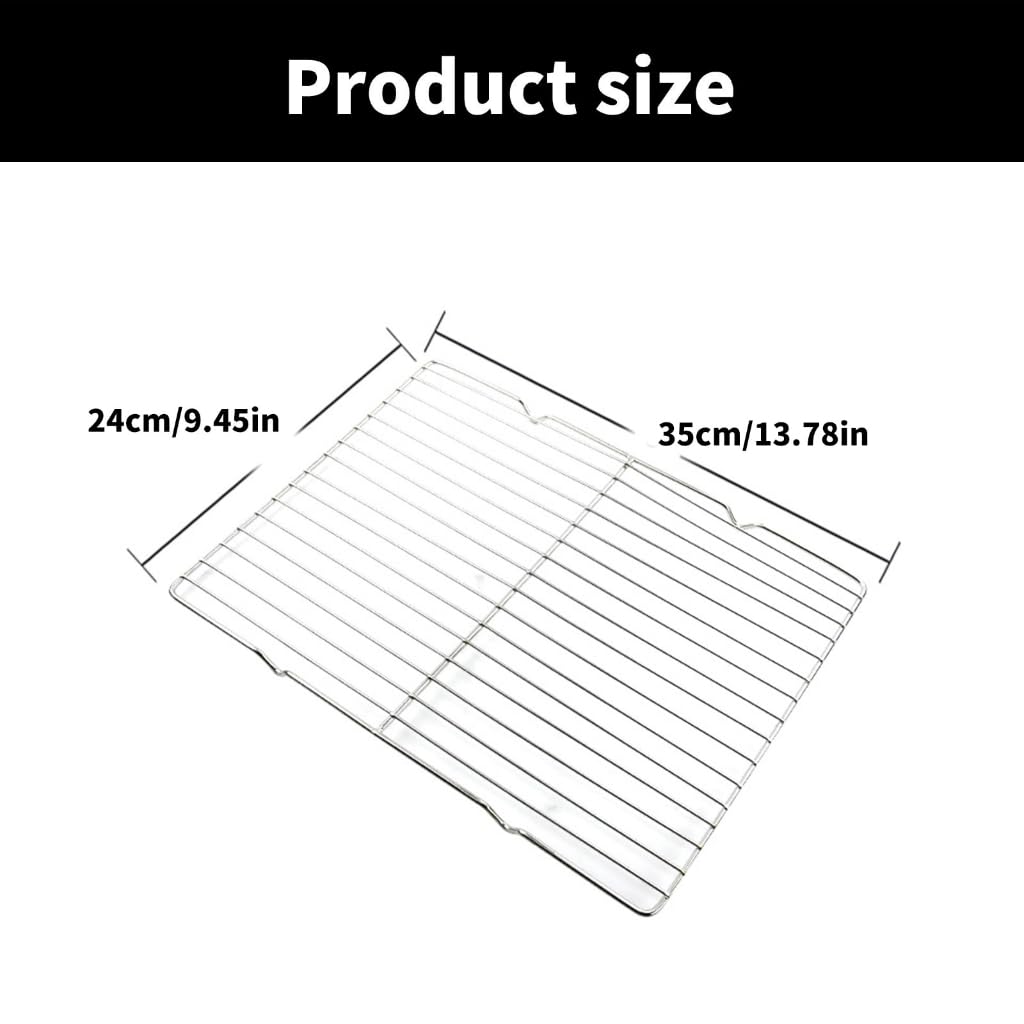 2pcs Facile da Usare Griglia di Raffreddamento Rack di Raffreddamento In Acciaio Inox Griglia di Cottura Per Raffreddare Prodotti Da Forno e