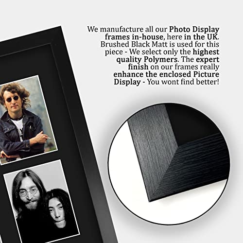 HWC Trading FR A3 John Lennon The Beatles Cadeaux Imprimé Signé Autographe Photo pour les fans de musique – A3 Encadré - Les Beatles, Paul McCartney, John Lennon, RIngo Starr, George Harrison HWC Trading FR A3 John Lennon The Beatles Cadeaux Imprimé Signé Autographe Photo pour les fans de musique - A3 Encadré – Image 7