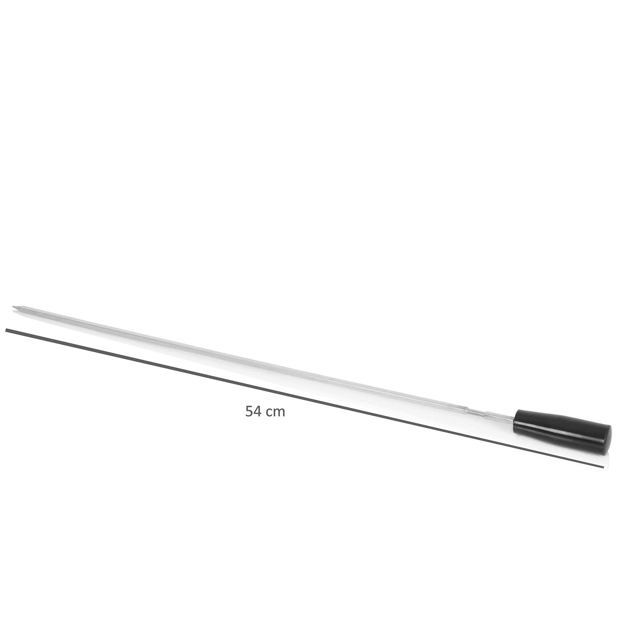 BBQ-Toro elektrischer Spiessdreher | Edelstahl Drehspiess Aufsatz mit 11 Spießen und Motor | größenverstellbar (B) 70 x (T) 26-40 cm | mit Netzstecker und USB | Mangal Schaschlik (Motor vorne Links)