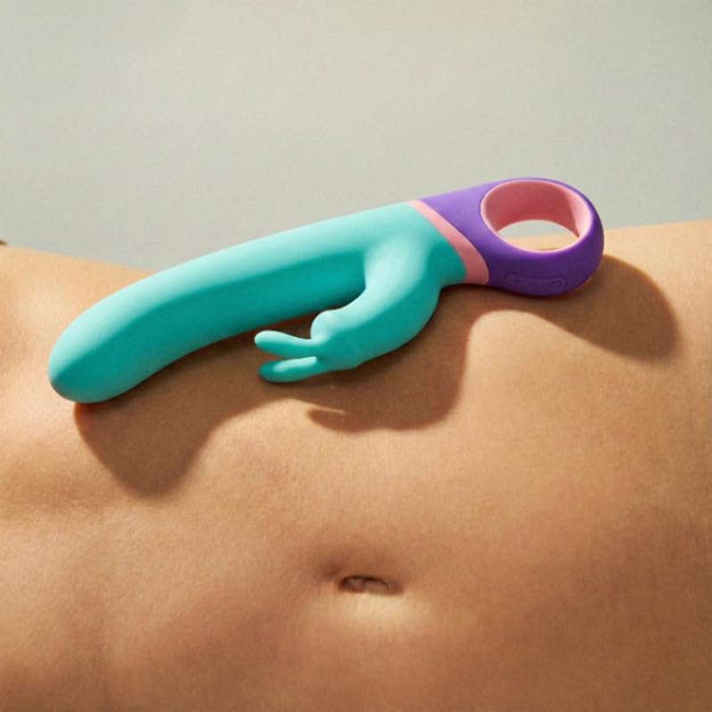 Lopy, Vibrador Conejito Rotador, Estimulación de Clítoris y Punto G, Recargable USB, Silicona, Sumergible