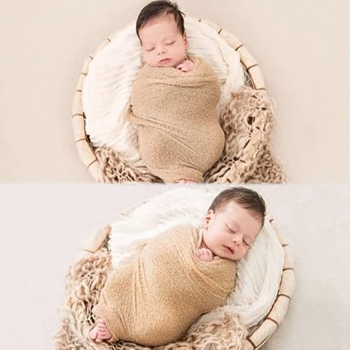 Miniatura 10 de Accesorios de fotografía para recién nacidos, manta elástica para fotografía de recién nacidos, para bebés, niños y niñas, posando accesorios para