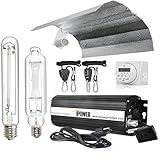iPower GLSETX600DHMWINGDIGITV1 600 Watt HPS MH Digital Dimmable Ballast Grow Light System Kits...