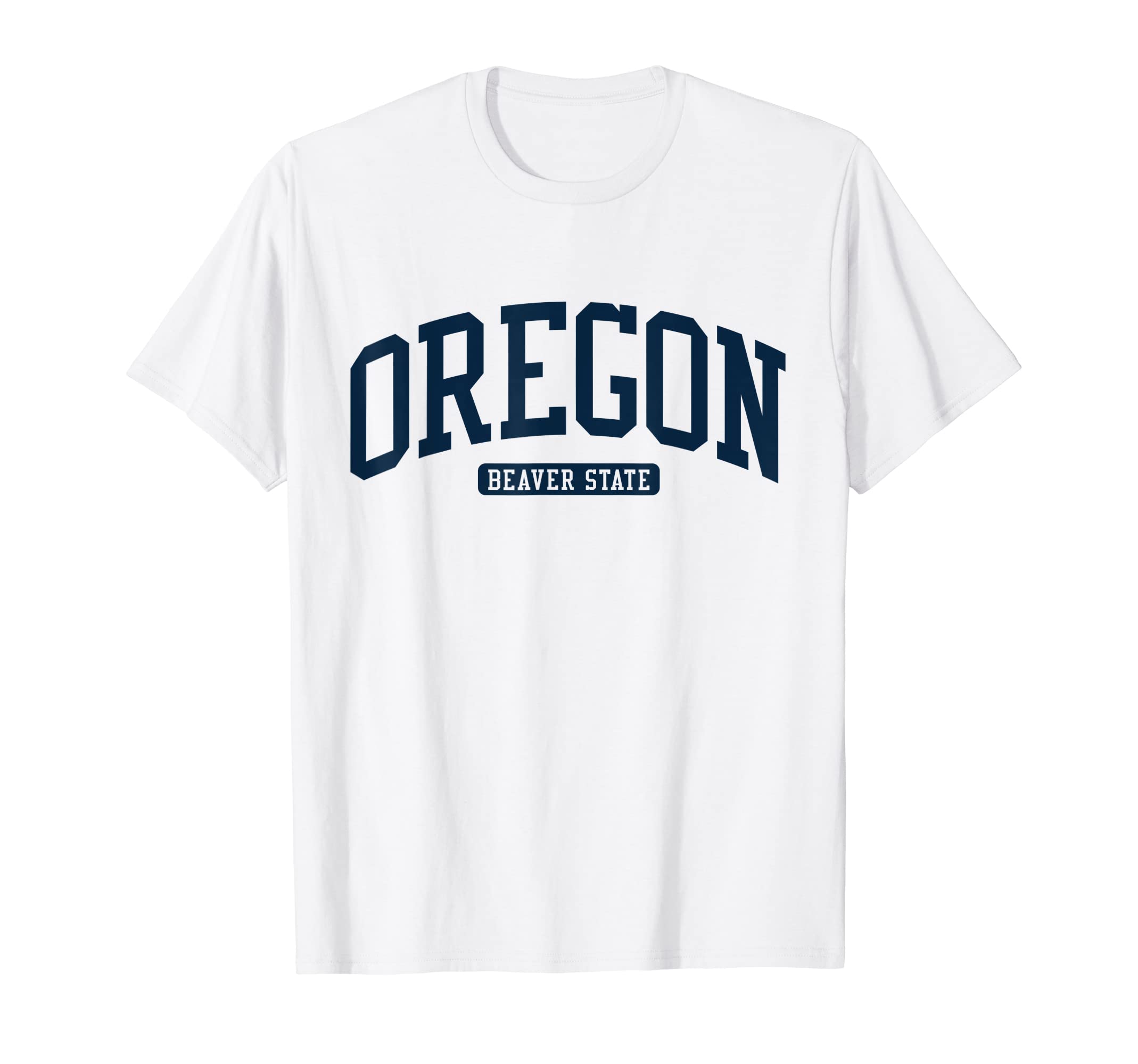 Amazon | オレゴン大学スタイルネイビー Tシャツ | Tシャツ