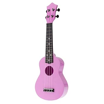 Heavy Driver 21inch Kids Children Ukulele 4 Strings Guitar Educational Funny Toy Pink