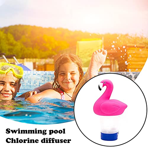 Chloor Floater, Drijvende Chloor Dispenser, Flamingo Drijvende Zwembad Chlorinator Chloormand Voor Chemische Tabletten Past 3 Inch Tabs Broom Houder Gebruikt Voor Pool Spa - Image 3
