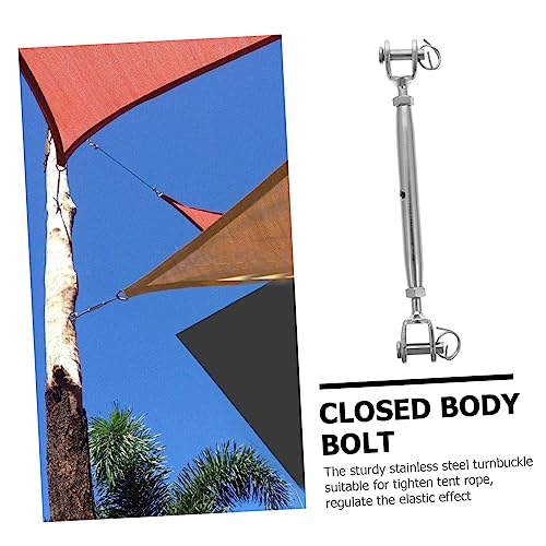 1Pc Cerrado Cuerpo Tensor Tornillo para Cable Resistente para Montañismo Camping y Uso al Aire Libre Superficie Lisa y Fácil miniatura 6