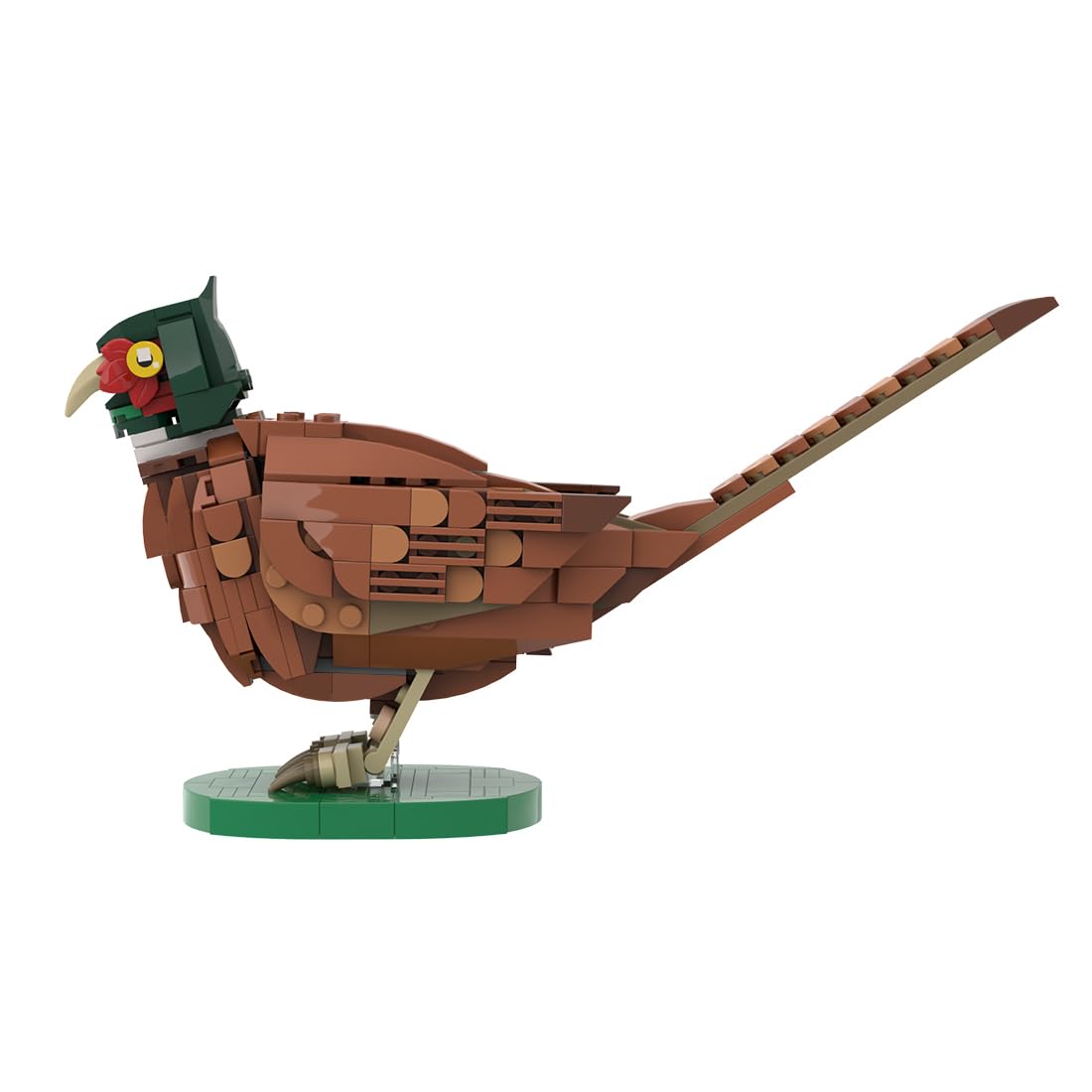 MOC-183592 Zestaw klocków z podstawą, model o tematyce zwierzęcej, zestaw do budowania dla dorosłych, dekoracja domu i biura, prezent dla niej lub dla niego (379 sztuk)