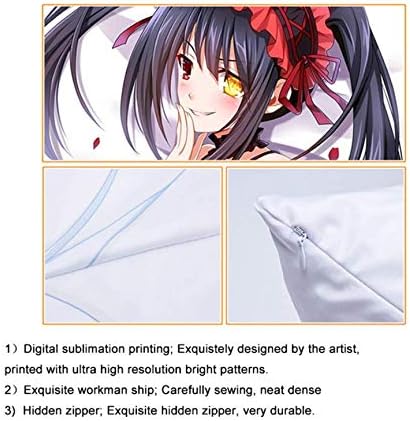 Miniatura 5 de Touhou Project - Funda de almohada con diseño de piel de durazno (59.1 in x 19.7 in), diseño de anime (Hakurei Reimu)