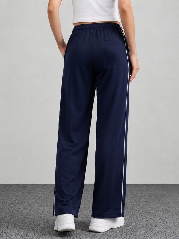 Image of CHKOKKO Track Pants for Woman Workout Botton Wear Relaxed Fit Lightweight Quick Dry Sports Trousers for Woman Stylish Gym, Yoga and Travel Casual Lower